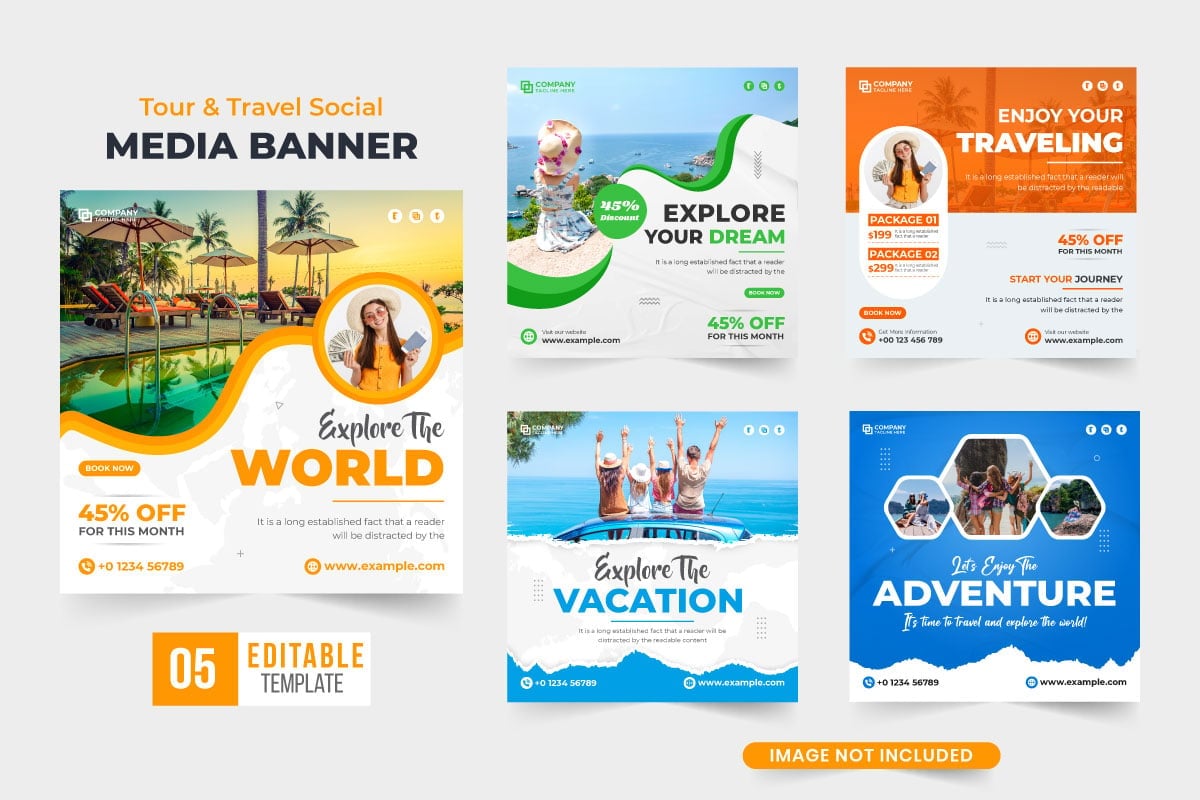 Kit Graphique #305274 Travel And Divers Modles Web - Logo template Preview