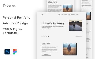 Darius - Personal Portfolio PSD Template