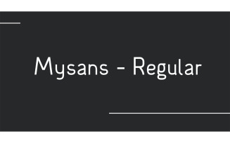 Mysans M Sans Serif Font - Mysans M Sans Serif Font