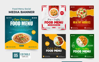 Restaurant promotion template bundle