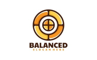 Abstract Balance Simple Logo