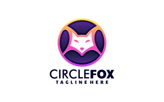 Circle Fox Line Art Logo 1