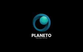Planet Gradient Logo Style 1