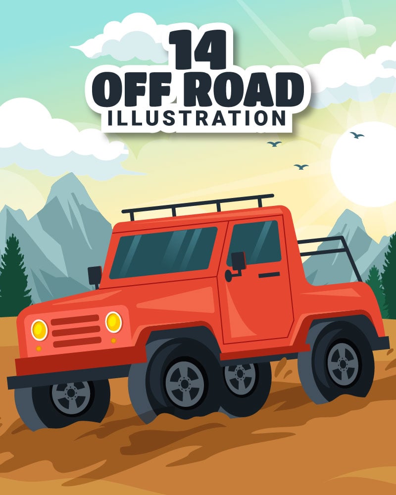 Kit Graphique #305411 Route Jeep Web Design - Logo template Preview