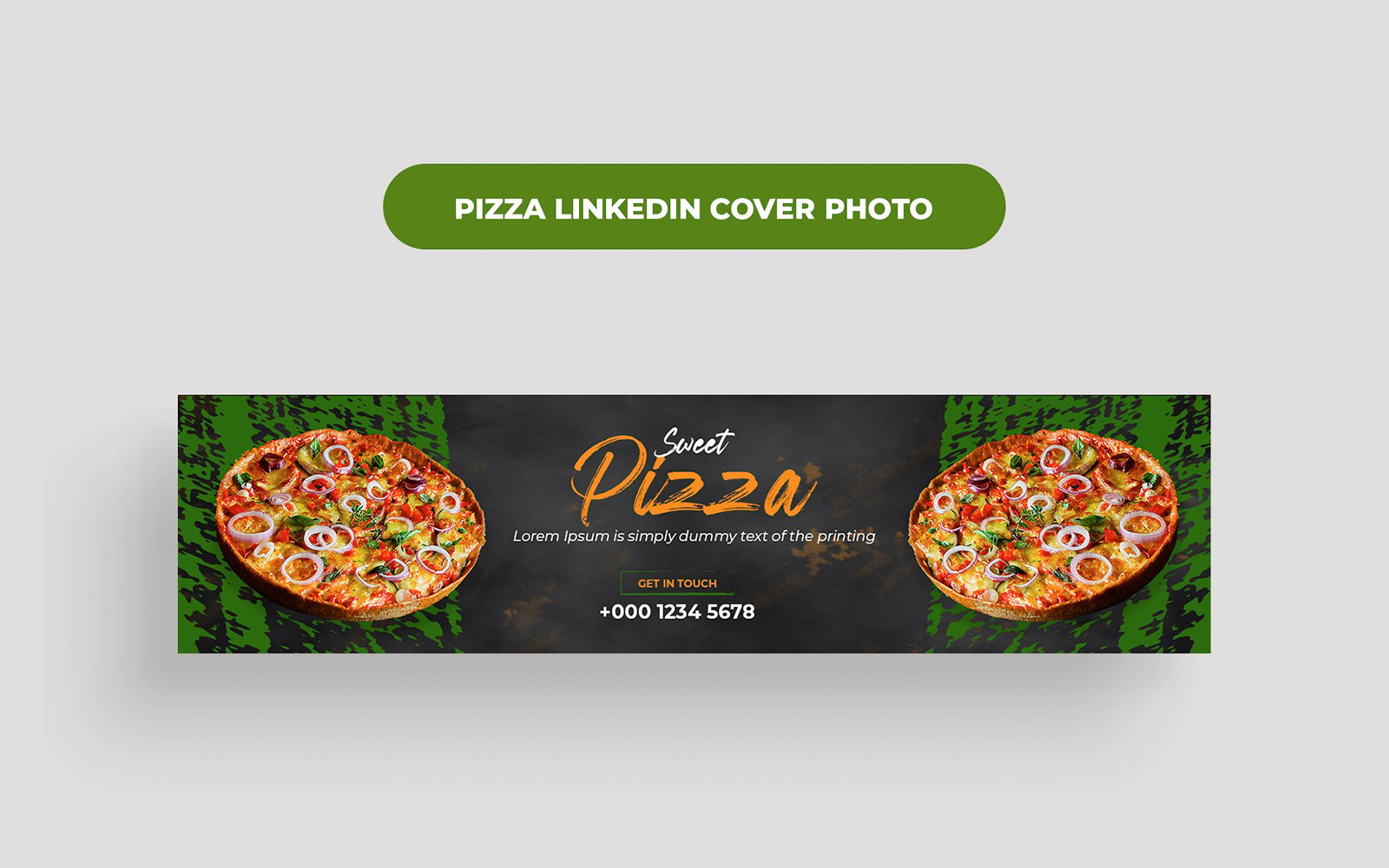 Kit Graphique #305470 Pizza Linkedin Divers Modles Web - Logo template Preview