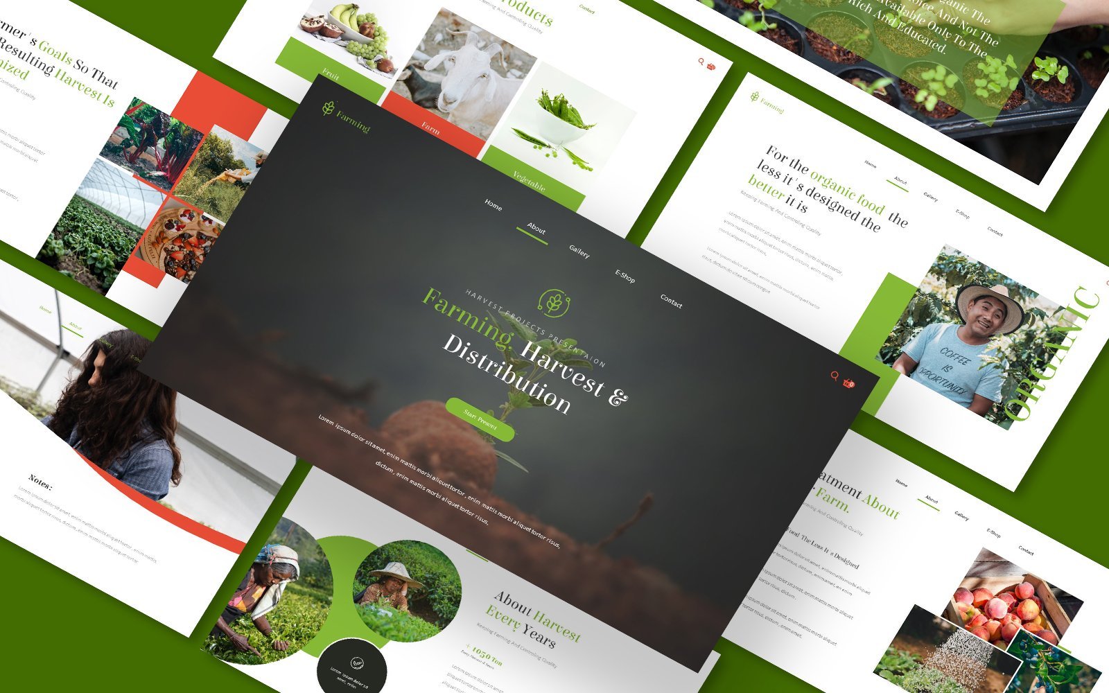 Template #305475 Agriculture Botanical Webdesign Template - Logo template Preview