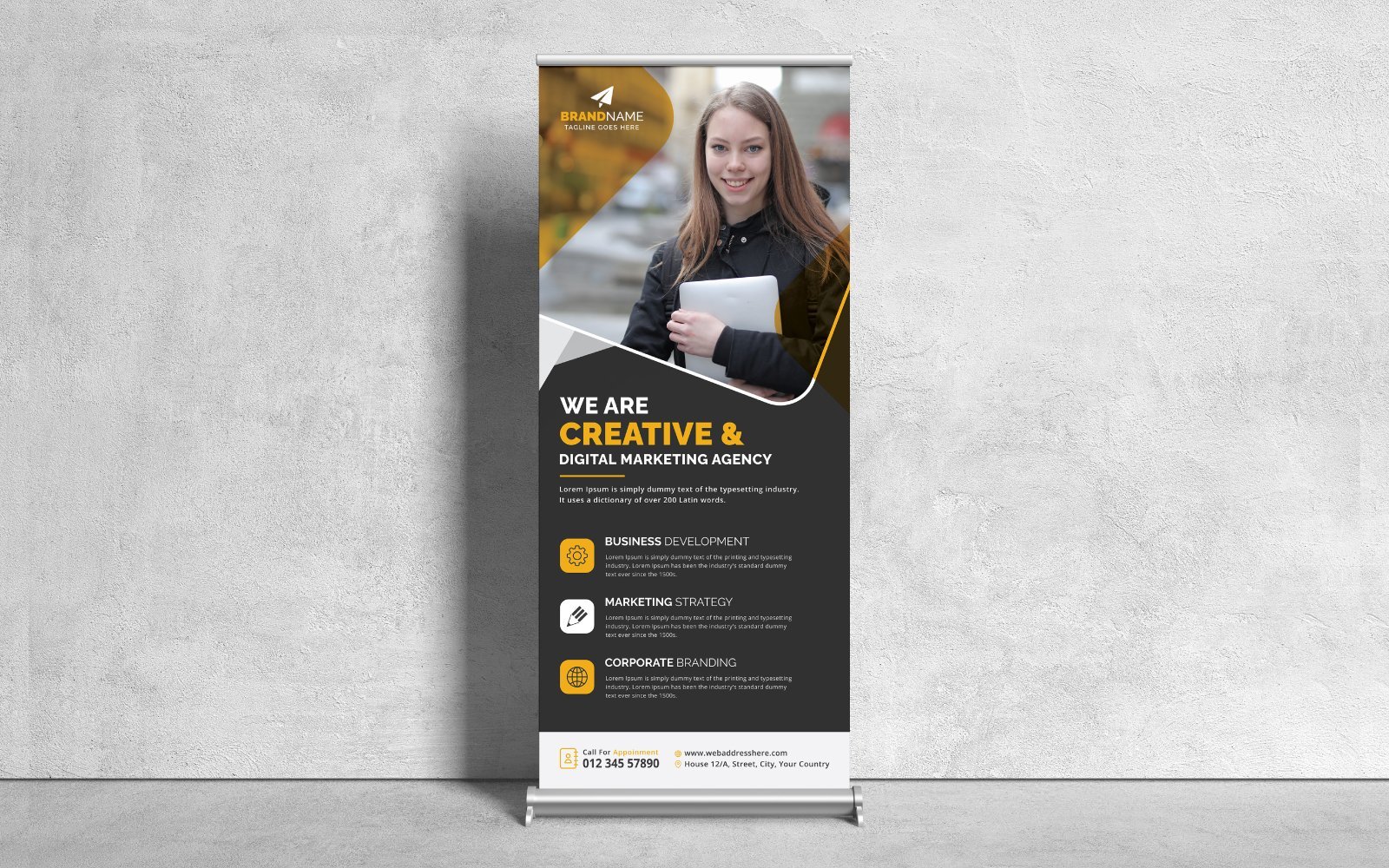 Kit Graphique #305488 Yellow Entreprise Divers Modles Web - Logo template Preview