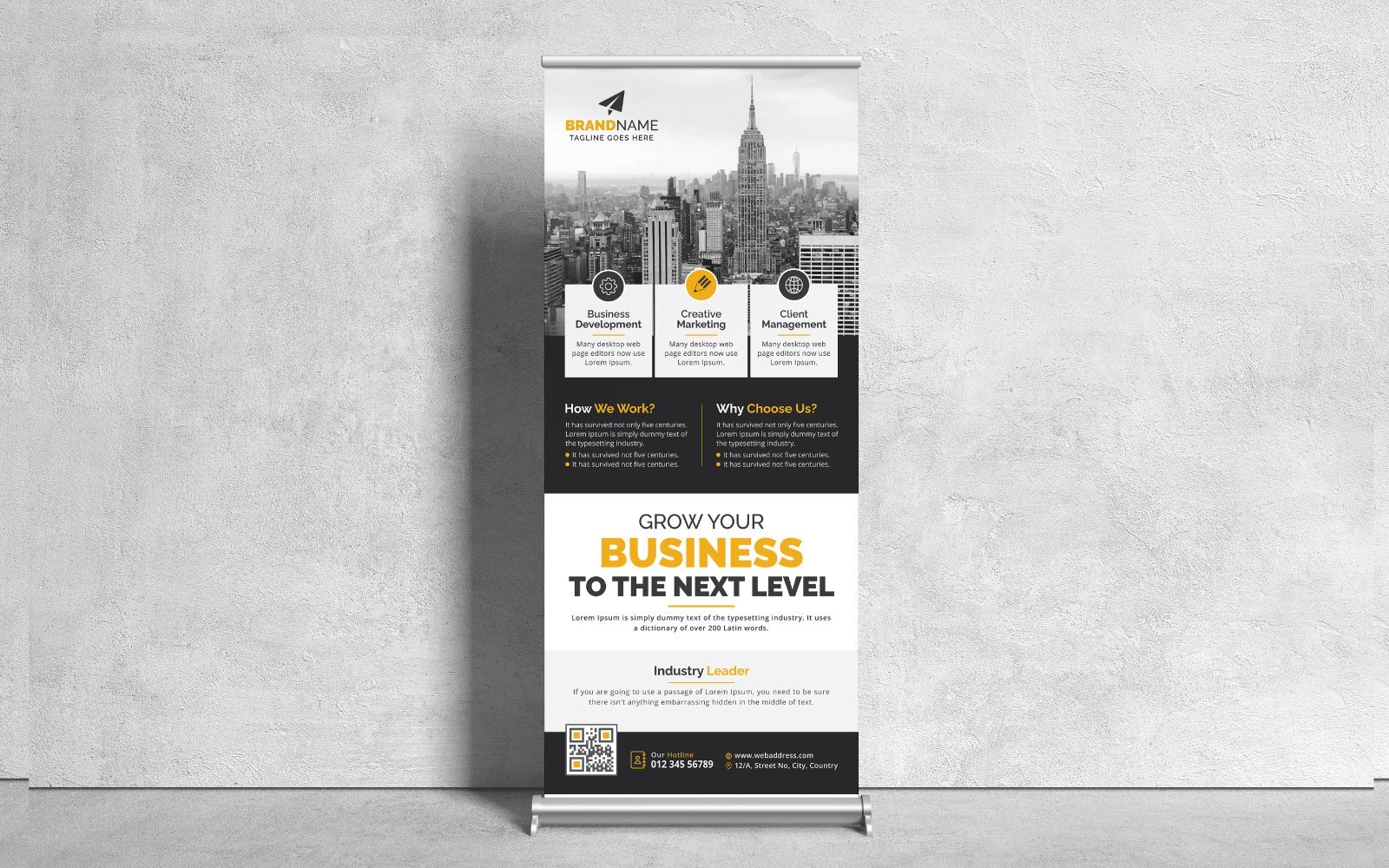 Template #305496 Yellow Corporate Webdesign Template - Logo template Preview