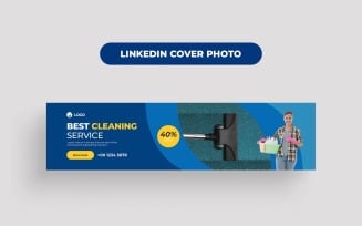 Cleaning Service LinkedIn Cover Photo