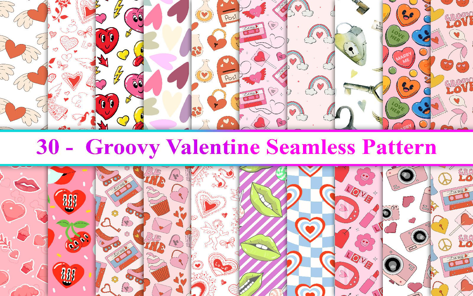Template #305528 Valentine Seamless Webdesign Template - Logo template Preview