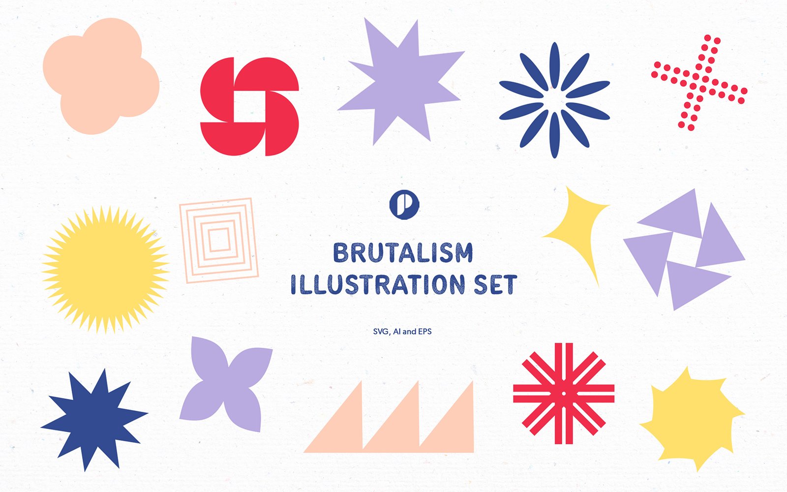 Kit Graphique #305552 Brutalism Forme Web Design - Logo template Preview