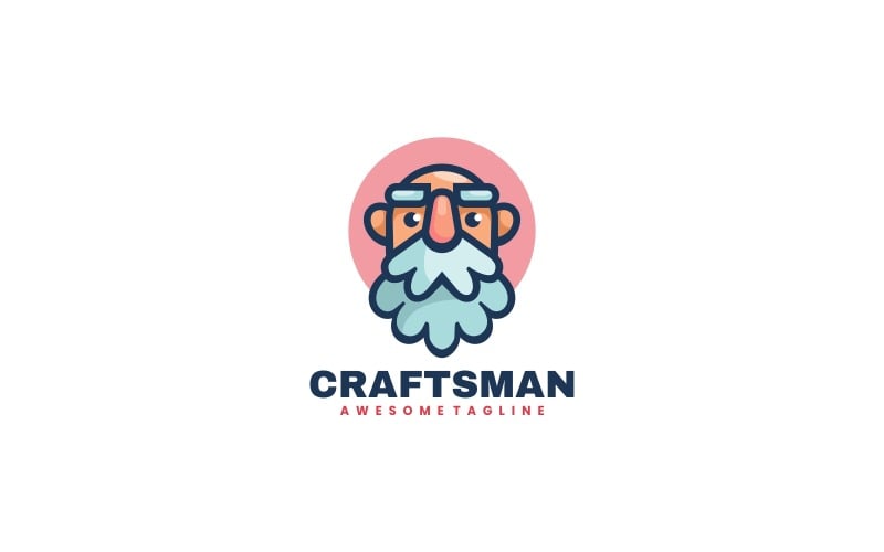 Craftsman Simple Logo Style Logo Template