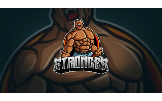 Stronger Mascot & Esport Logo