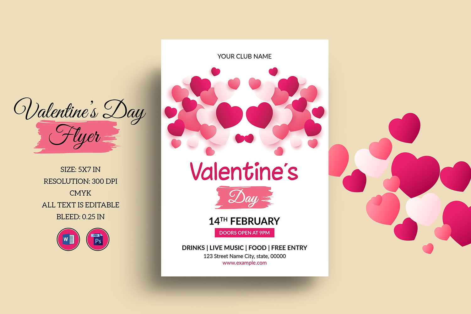 Kit Graphique #305616 Valentines Invite Divers Modles Web - Logo template Preview