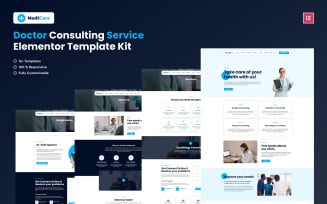Medi Care - Doctor Consulting Service Elementor Template Kit