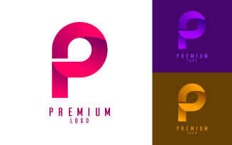 P Alphabet Logo Corporate Vector Template