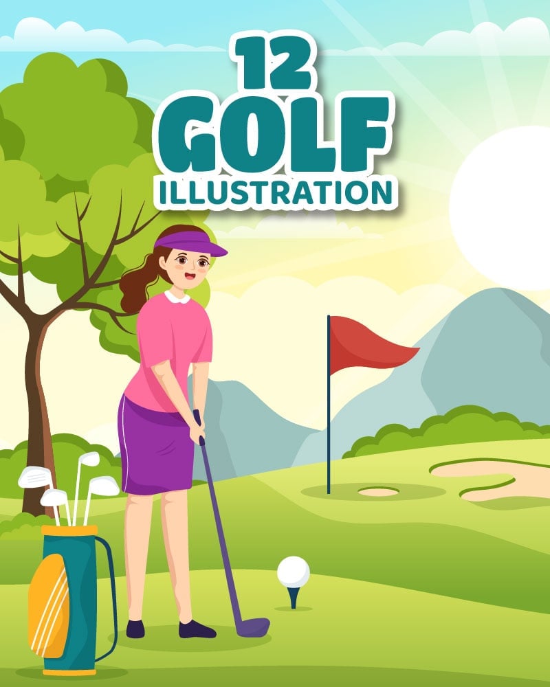 Kit Graphique #305765 Golf Sports Divers Modles Web - Logo template Preview