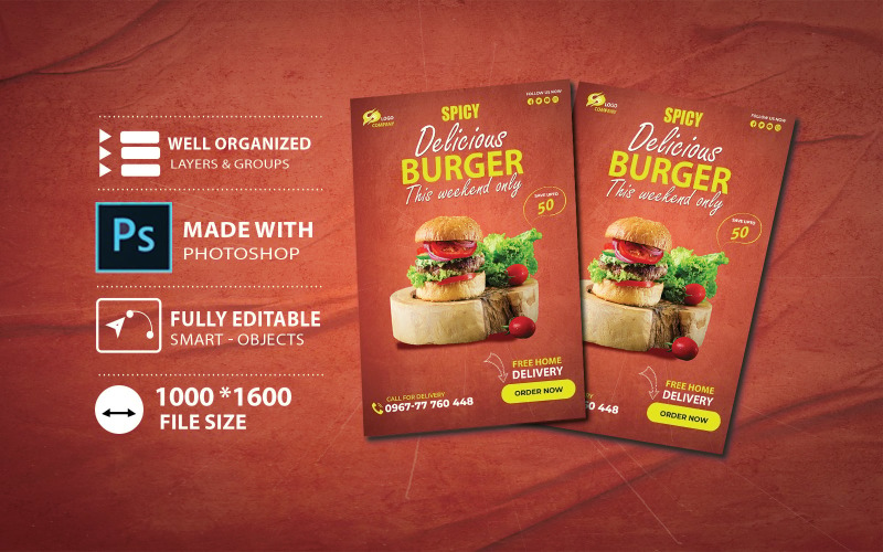 Another Delicious Fast Food Burger Corporate Identity