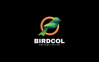 Bird Color Gradient Logo 2