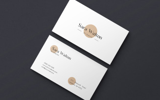 Free Minimal Business Card Template 02