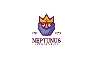 Neptune Simple Mascot Logo