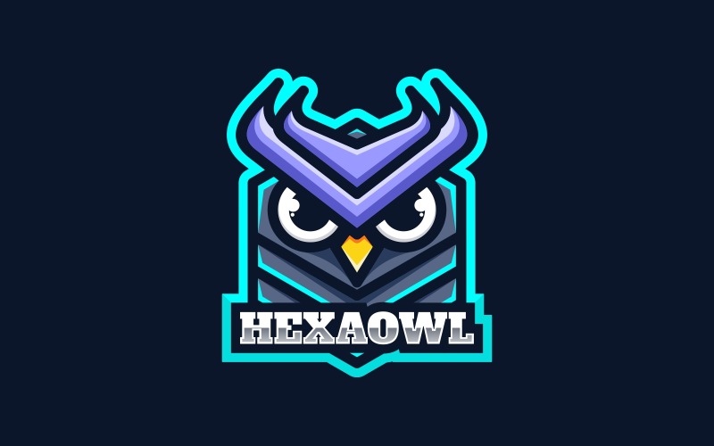 Owl E-Sports and Sports Logo Logo Template