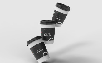 Take Away Coffee Cup Mockup Template Vol 32