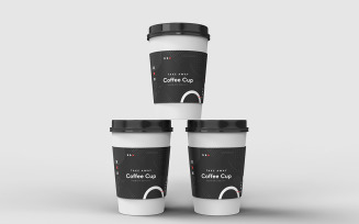Take Away Coffee Cup Mockup Template Vol 35