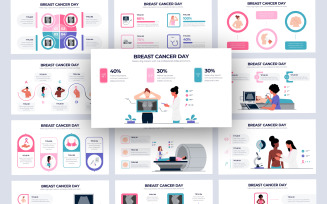 Breast Cancer Day Vector Infographic Google Slides Template