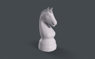 Chess Horse Lowpoly 3D model
