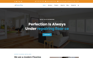 Flooring and Tiling HTML Template
