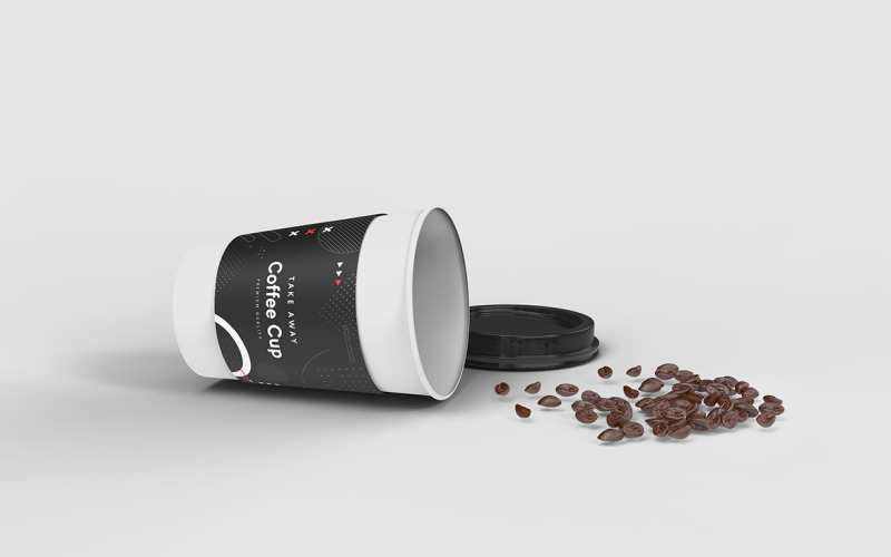 Take Away Coffee Cup Mockup Template Vol 56 Product Mockup
