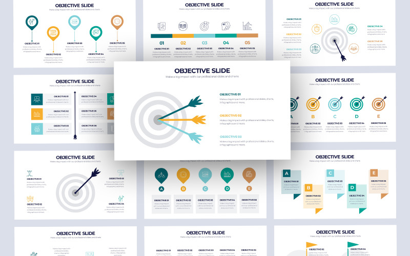 Business Objective Infographic PowerPoint Template