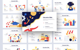 Education Vector Infographic Google Slides Template