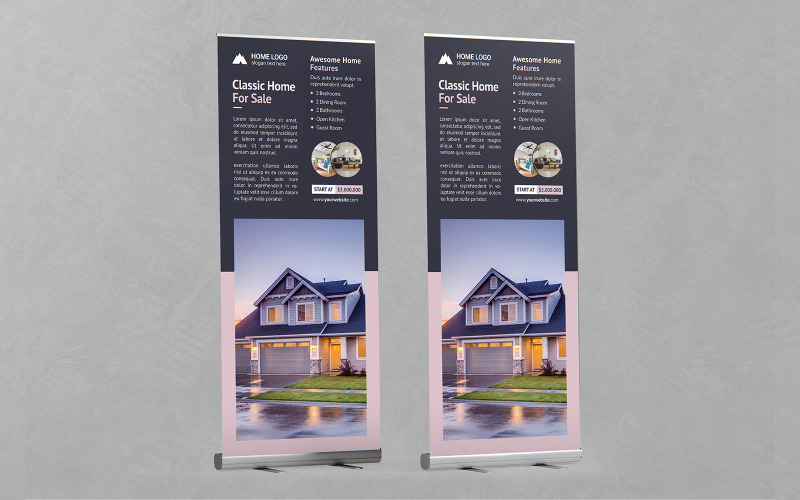 Real Estate Roll Up Banner Vol 11 Corporate Identity