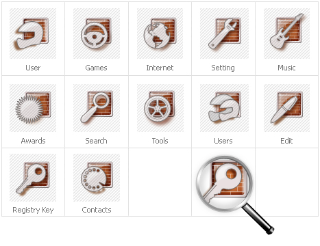 Ensemble D'Icônes Neutral Templates #30681 - screenshot