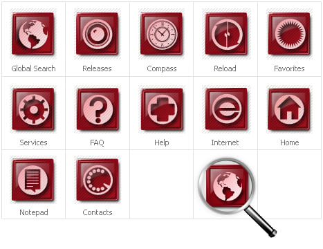 Neutral Iconset Template Icon Set