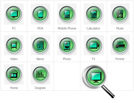 Neutral Iconset Template Icon Set