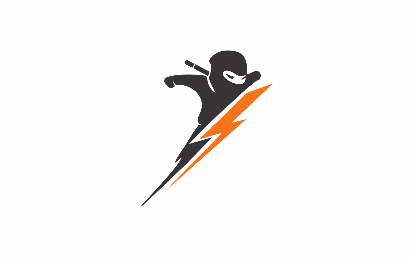 Abstract Ninja Energy Logo Template