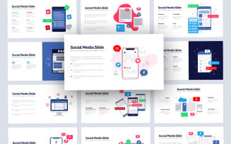 Social Media Infographic Slides Keynote Template