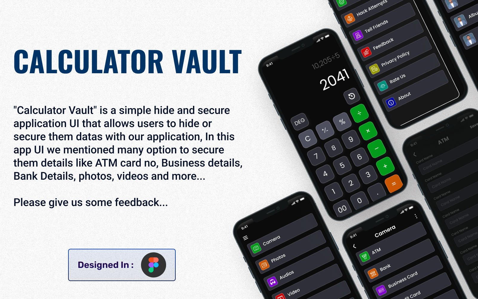 Calculator vault