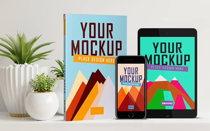 Kit Graphique #306145 Mockup Book Divers Modles Web - Logo template Preview