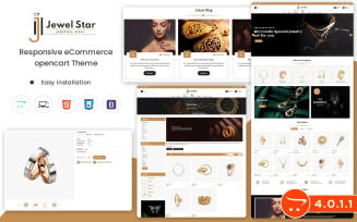 Jewel Star - Opencart Template for Online Jewelry Selling Store