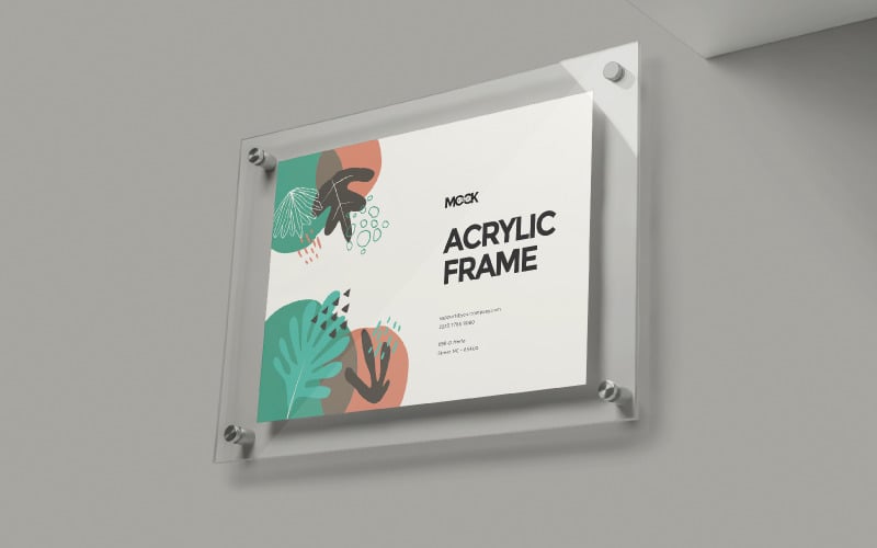 MockSpace : Acrylic Frame Mockup Product Mockup