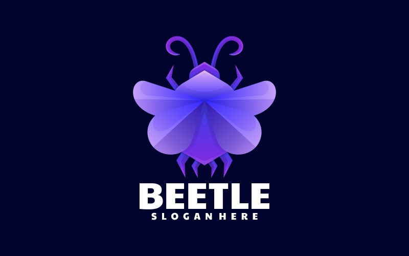 Beetle Gradient Logo Style 1 Logo Template