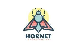 Hornet Simple Mascot Logo 1