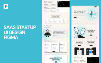 Saas Startup UI Design Figma