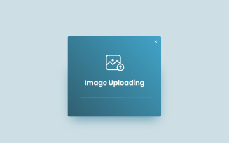 Uploading Image Widget Hero Header Landing Page Adobe XD Template Vol 031