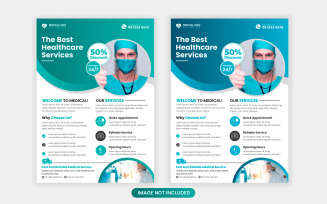 Medical flayer Design Template Healthcare and Medical pharmacy flyer design