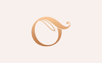 Natural Massage Beauty Logo Template Letter O